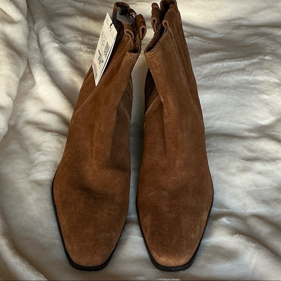 Mango Brown Heeled Boots - Picture 1 of 6